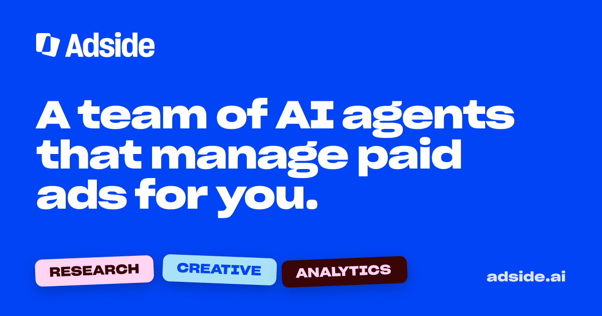 Adside’s official AI advertising team cover